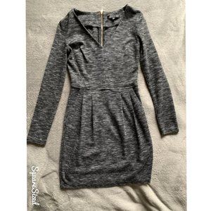 DYNAMITE | Long-sleeve Poplin Dress